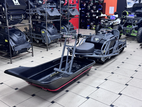 Мотобуксировщик Тофалар ТУНДРА Long Толкач 600, 20 л.с., с реверсом, с электростартером, с подогревом, катковая | Мототека