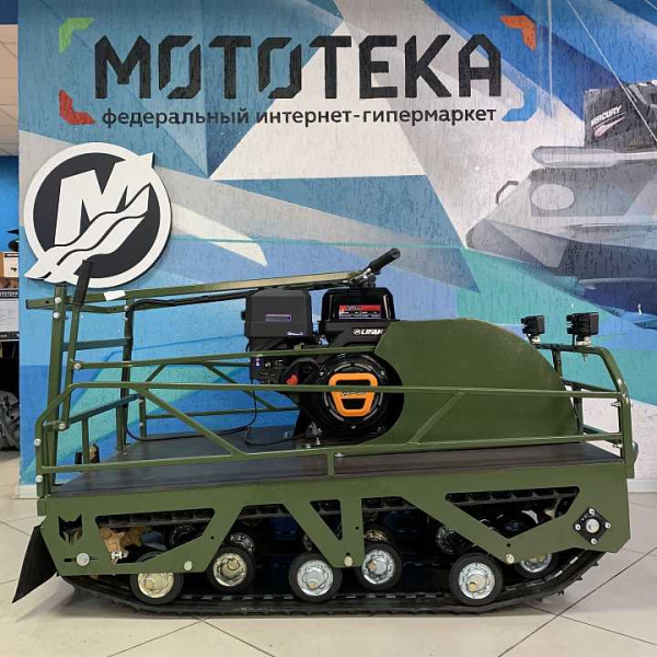 Мотобуксировщик Pomor (Помор) X2 K20 1550 с реверс - редуктором зелёный | Мототека Мотобуксировщик Pomor (Помор) X2 K20 1550 с реверс - редуктором зелёный | Мототека